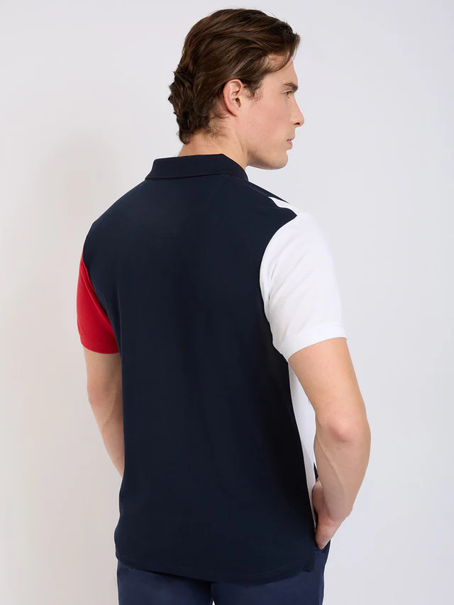 Parx Men Blue Cut & Sew Regular Fit Cotton Blend T-Shirt - Image 5