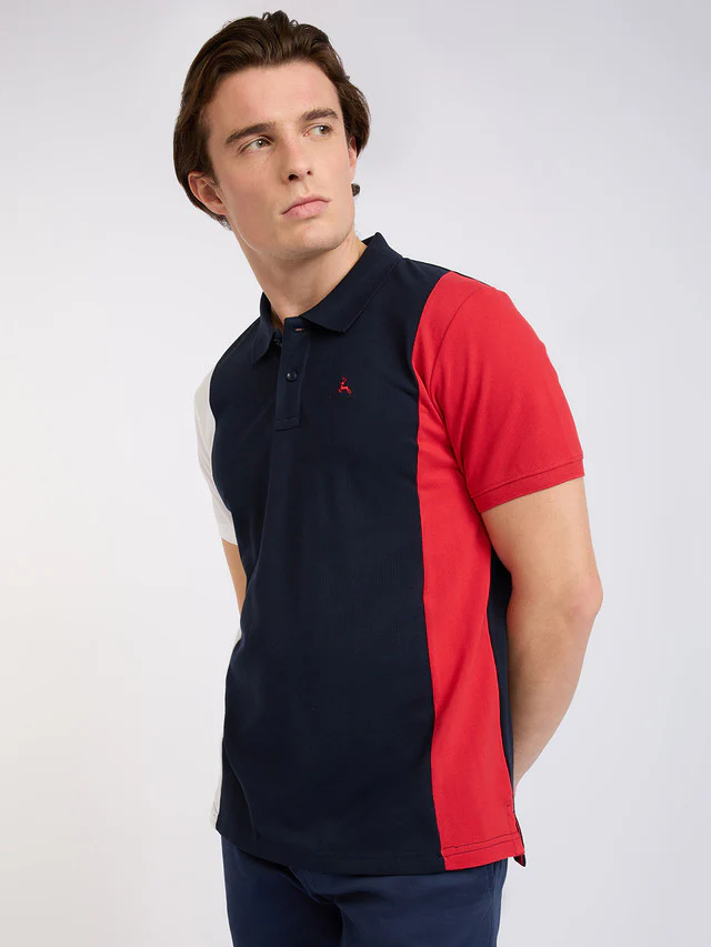Parx Men Blue Cut & Sew Regular Fit Cotton Blend T-Shirt - Image 6