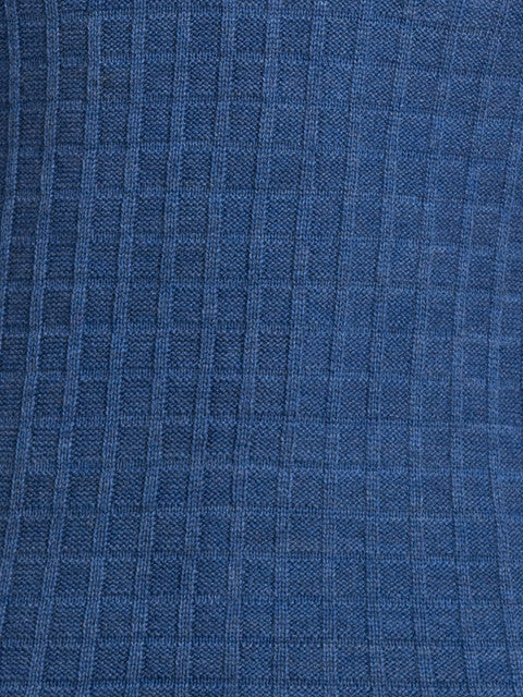 Parx Men Blue Structure Acrylic Sweater - Image 7