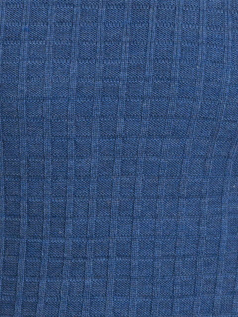 Parx Men Blue Structure Acrylic Sweater - Image 7