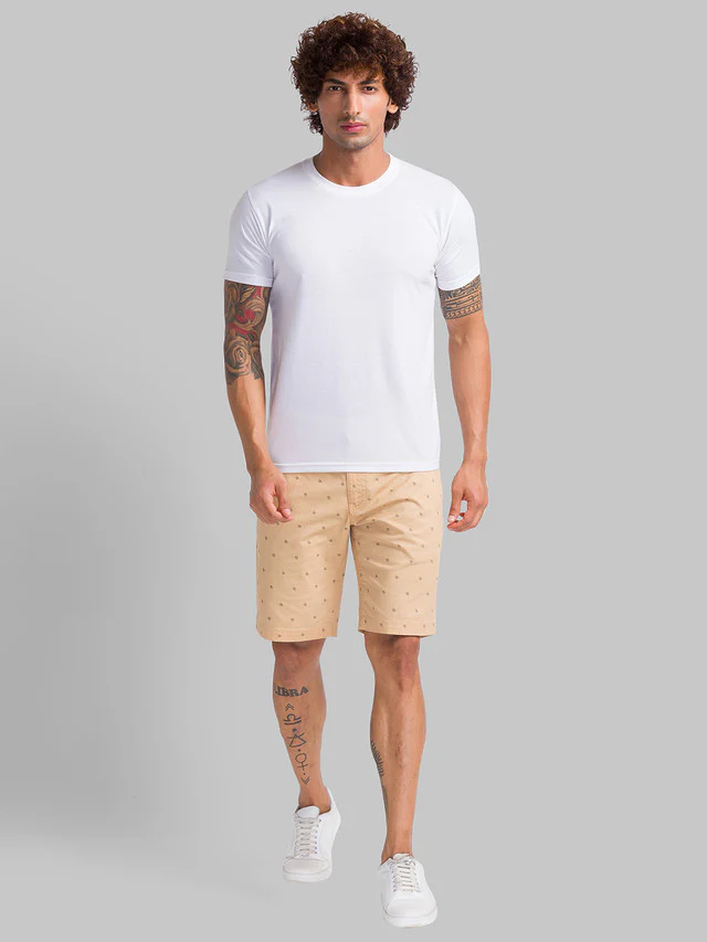 Parx Men Brown Printed Regular Fit Shorts - Image 5