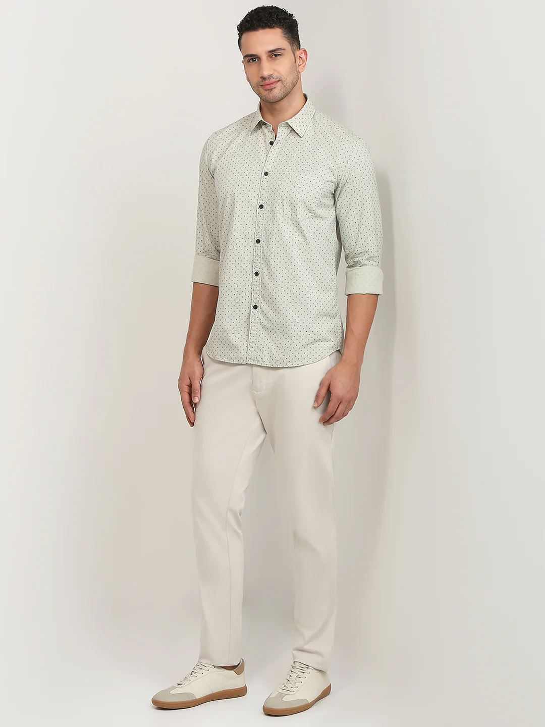 Parx Men Brown Printed Slim Fit Cotton Casual Shirt - Image 5
