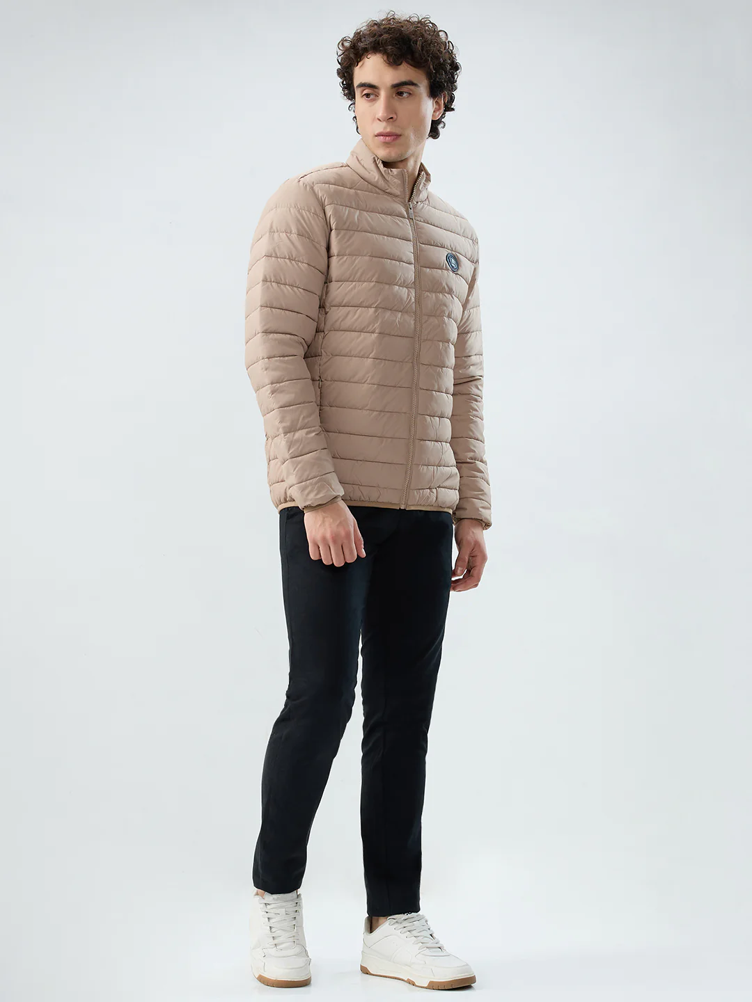 Parx Men Brown Solid Polyester Jacket/Winterwear - Image 5