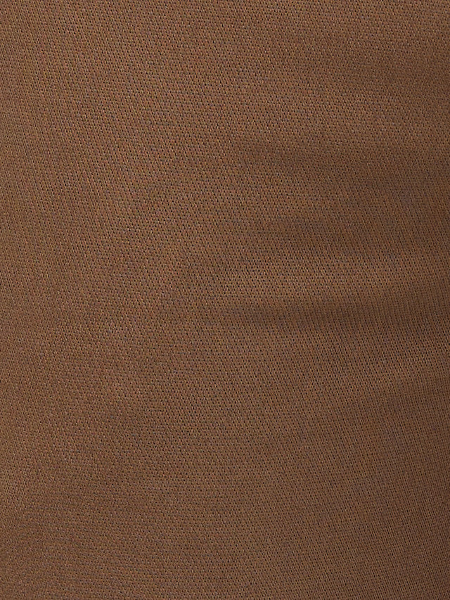 Parx Men Brown Solid Super Slim Cotton Blend Trouser - Image 7