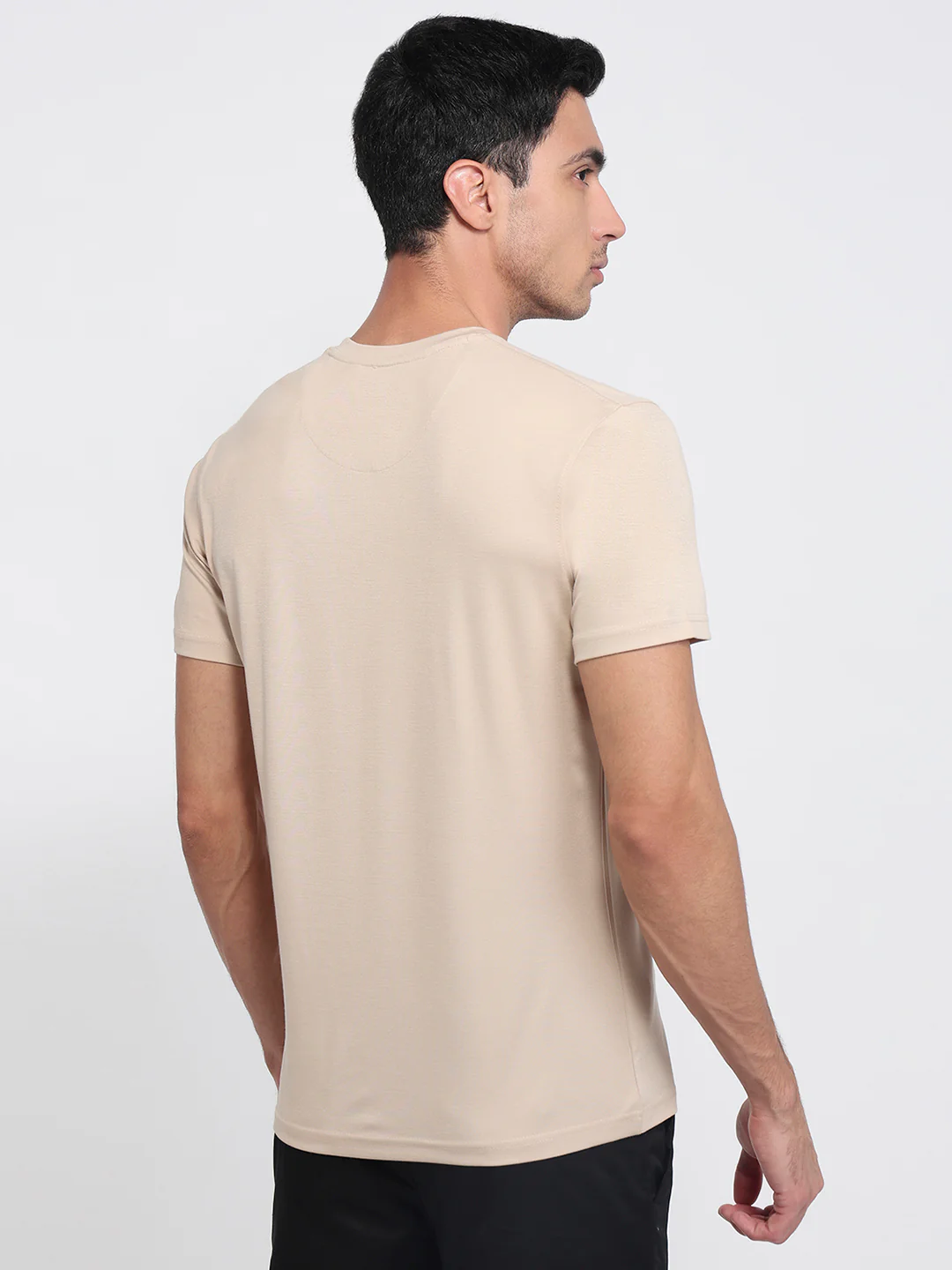 Parx Men Fawn Regular Fit Graphic Round Neck Collar T-Shirt - Image 4