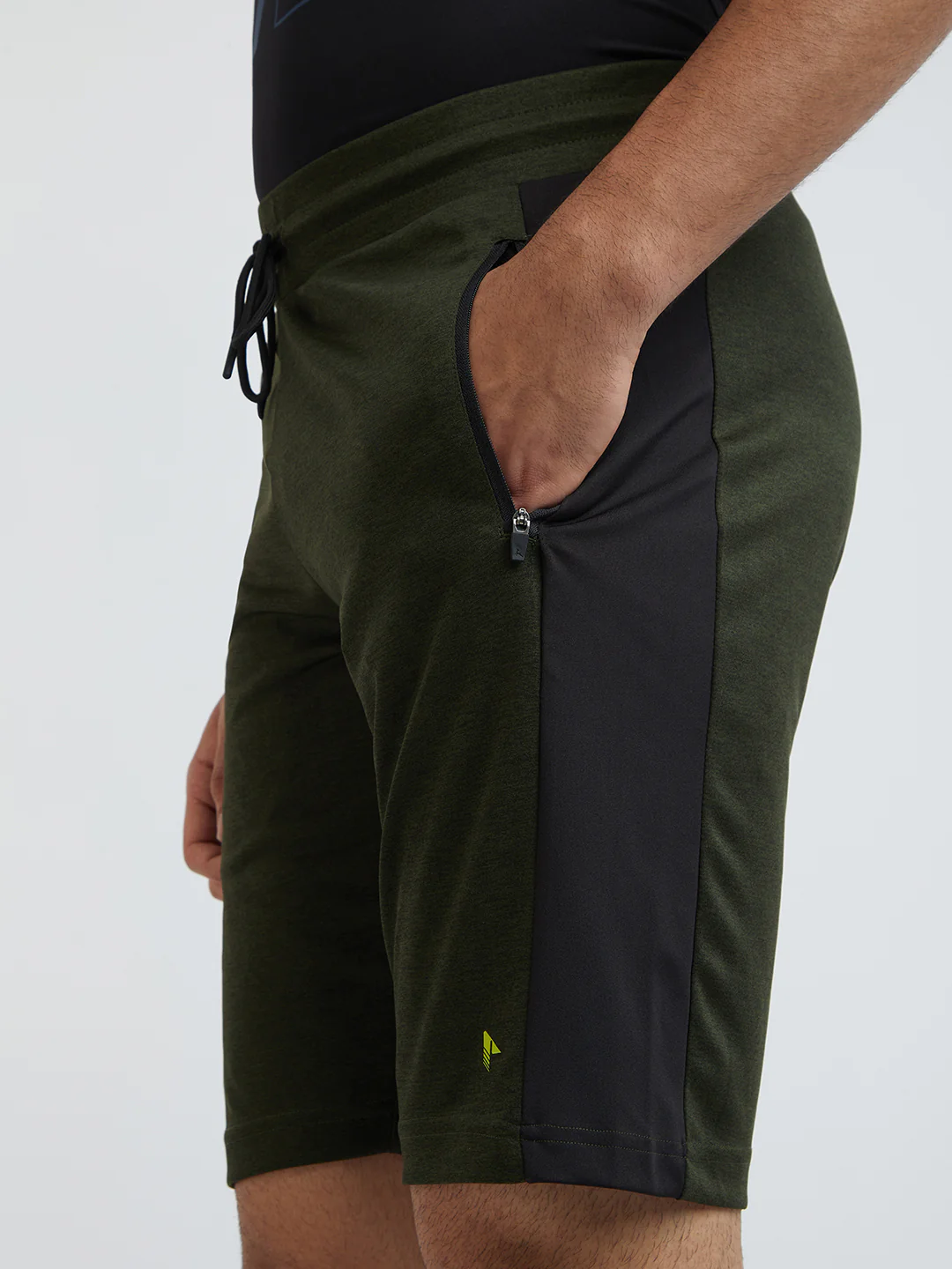 Parx Men Green Regular Fit Cut & Sew Shorts - Image 6