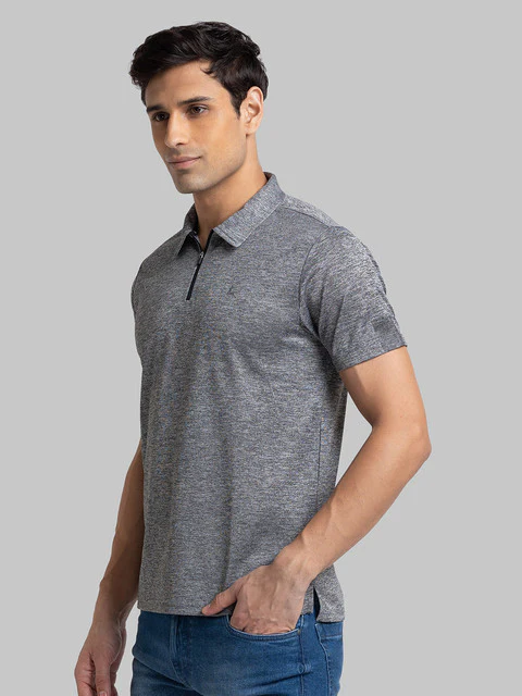 Parx Men Green Regular Fit Solid T-Shirt - Image 3