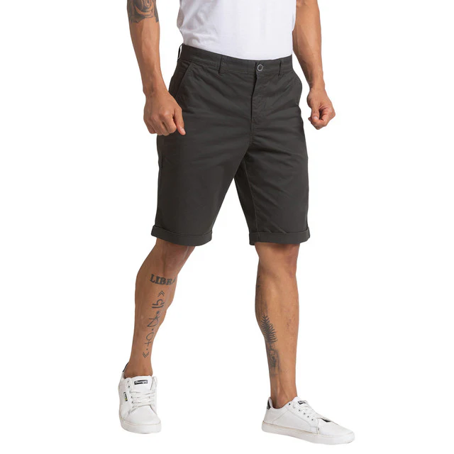 Parx Men Green Solid Regular Fit Shorts - Image 2