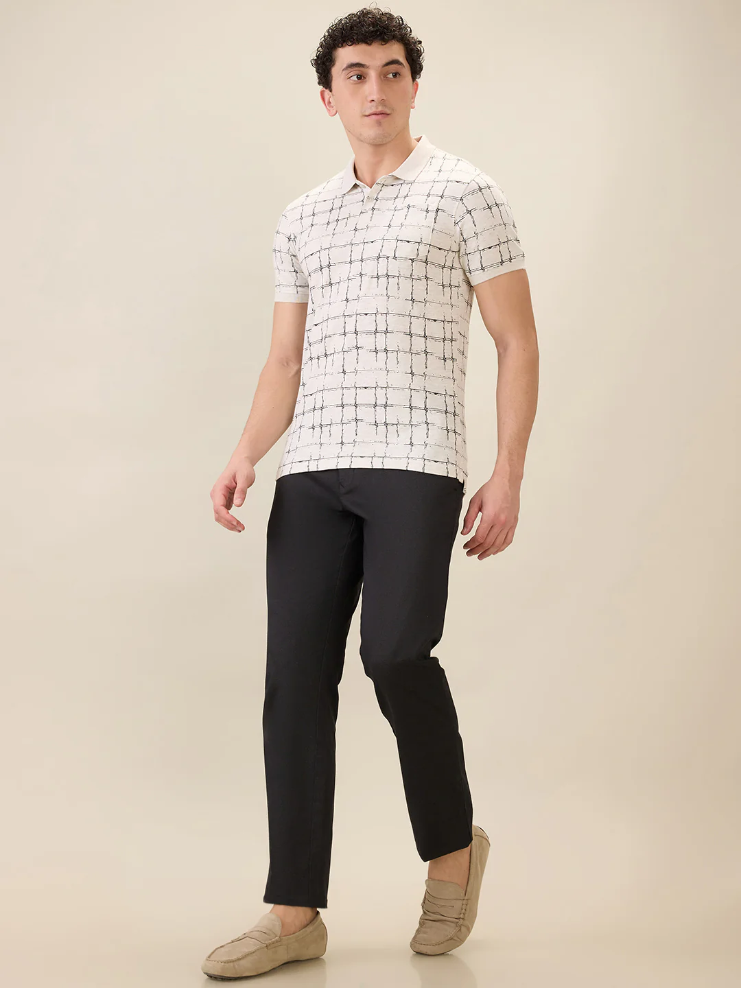 Parx Men Grey Printed Regular Fit Cotton Blend Half Sleeve T-Shirt - Image 5