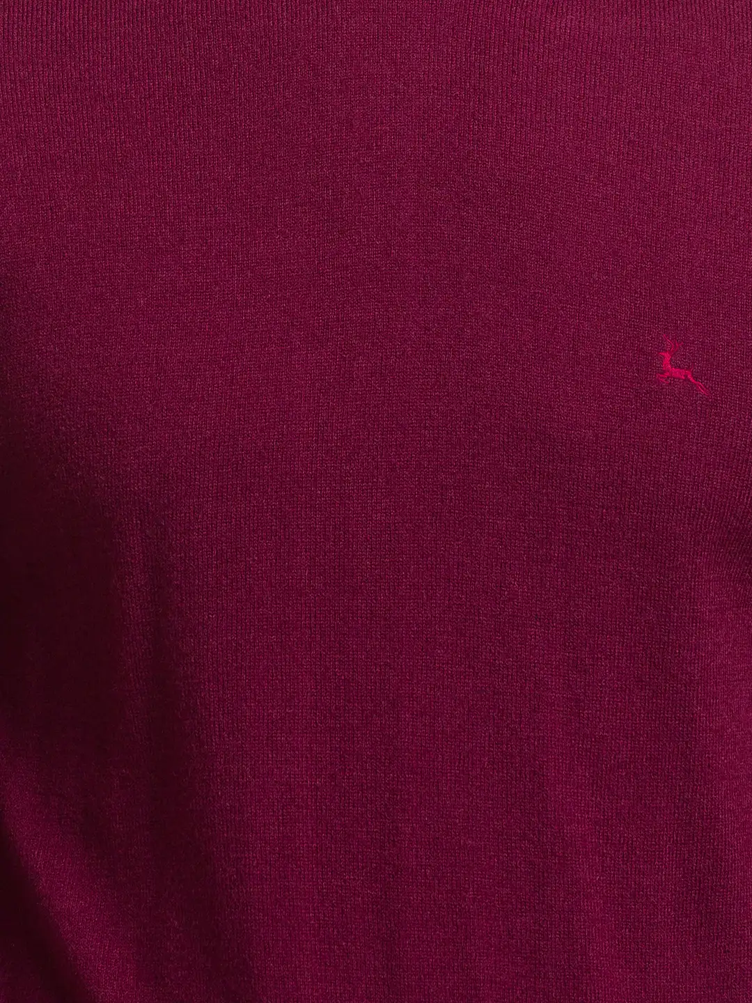 Parx Men Maroon Regular Fit Solid Acrylic Blend Full Sleeves Turtle Neck Sweater - Image 7