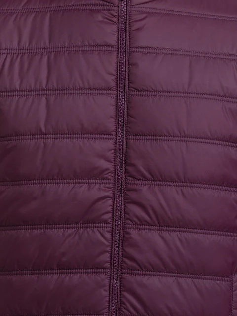 Parx Men Maroon Solid Polyester Jacket - Image 7