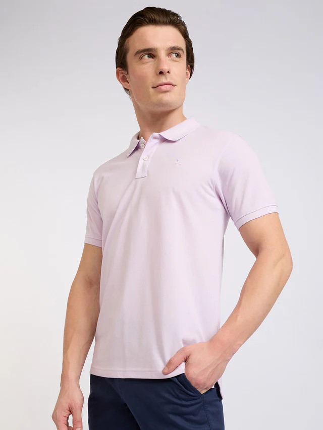 Parx Men Purple Solid Regular Fit Cotton Blend T-Shirt - Image 3