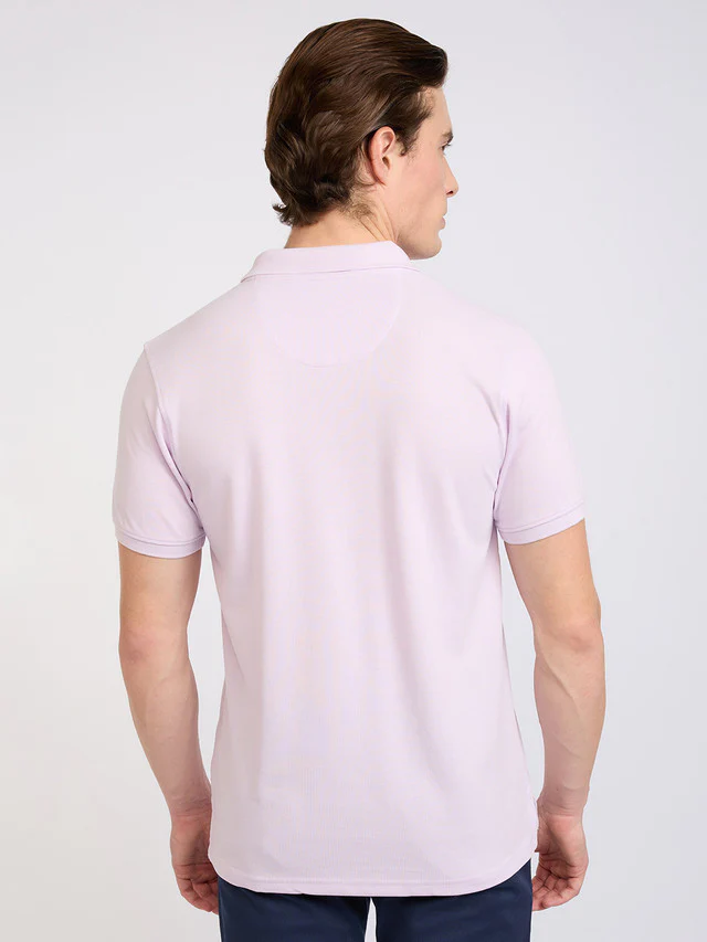 Parx Men Purple Solid Regular Fit Cotton Blend T-Shirt - Image 6
