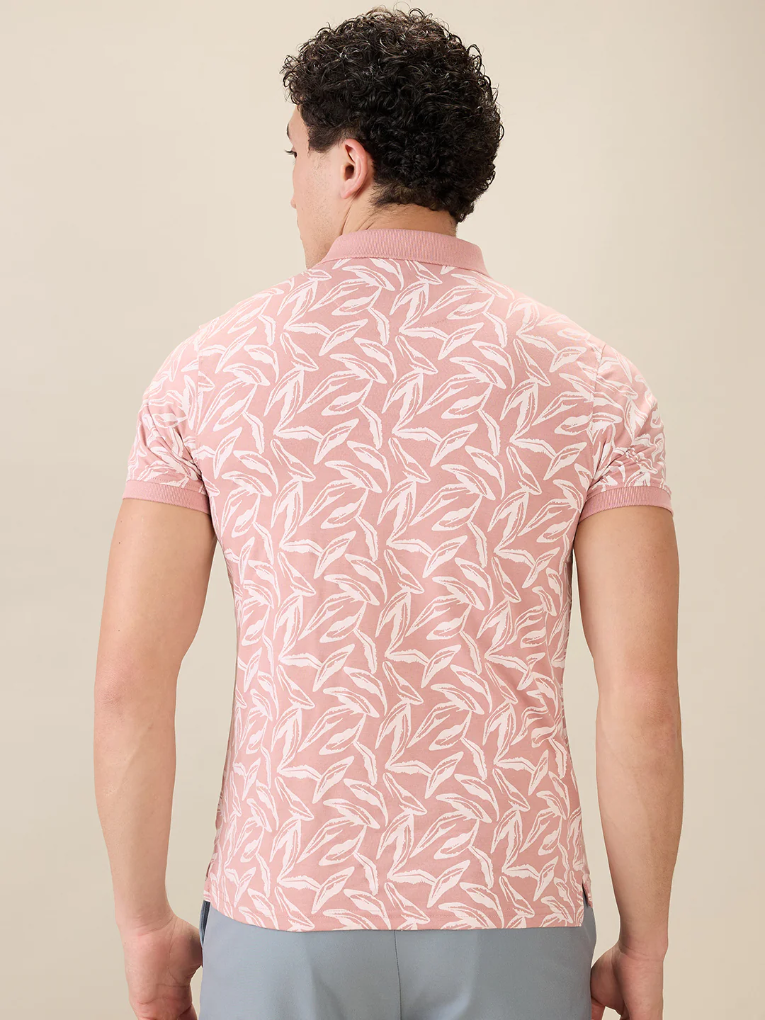 Parx Men Red Printed Regular Fit Cotton Blend Half Sleeve T-Shirt - Image 4