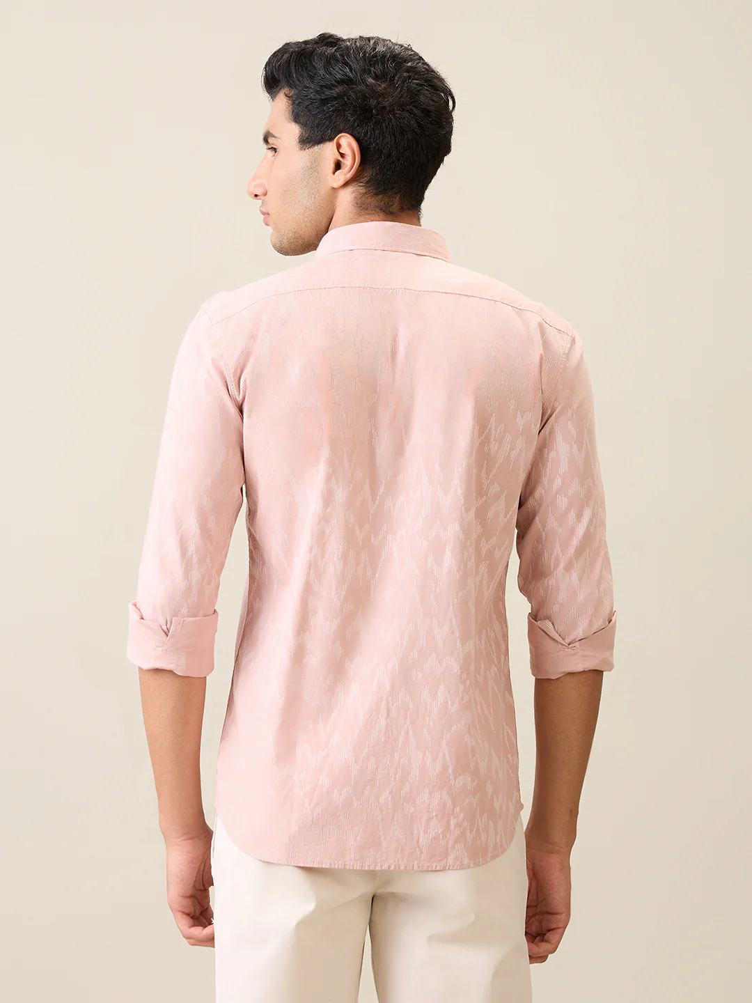 Parx Men Red Printed Slim Fit Cotton Casual Shirt - Image 4