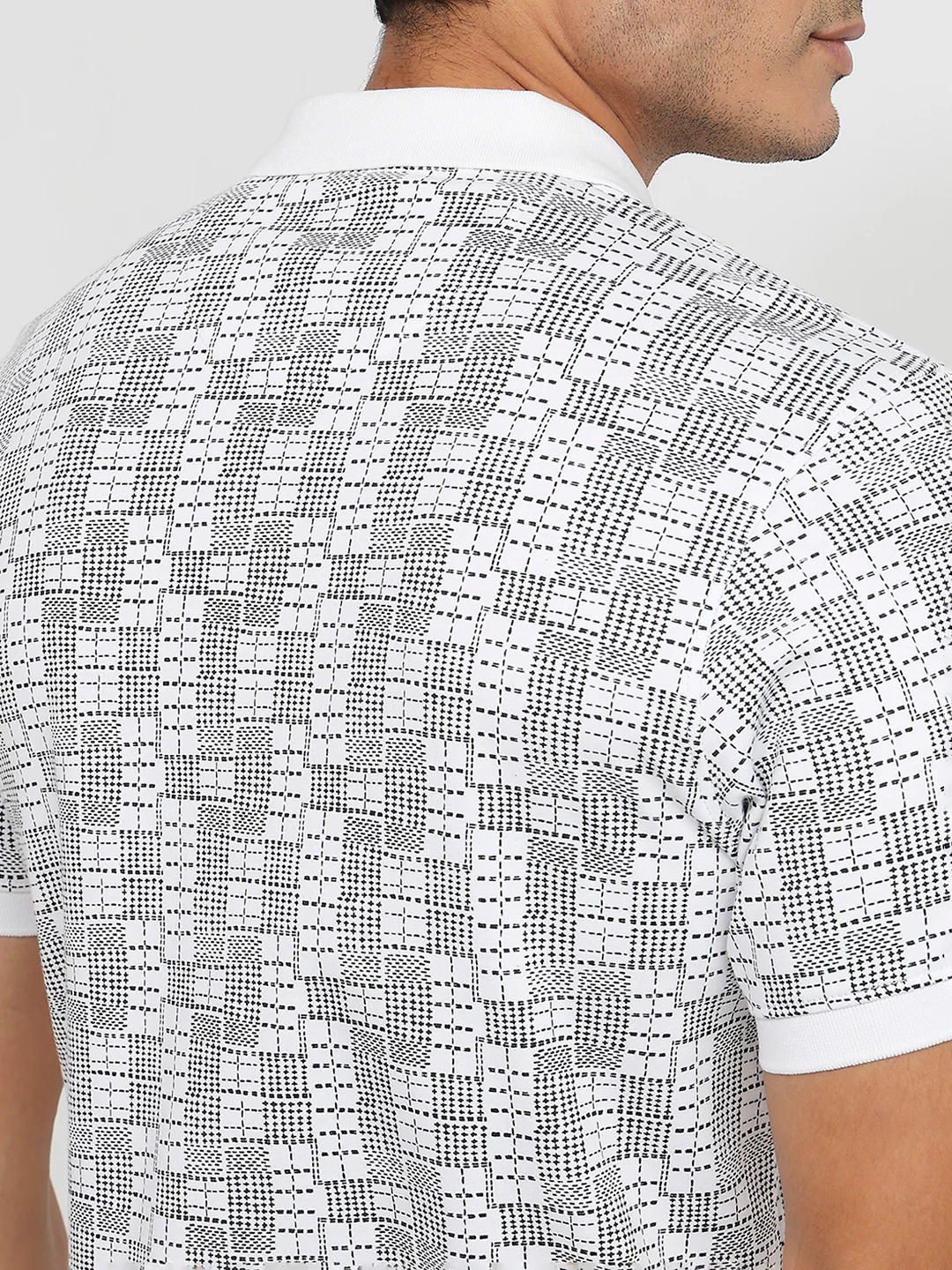 Parx Men White Print Regular Fit Cotton T-shirt - Image 7
