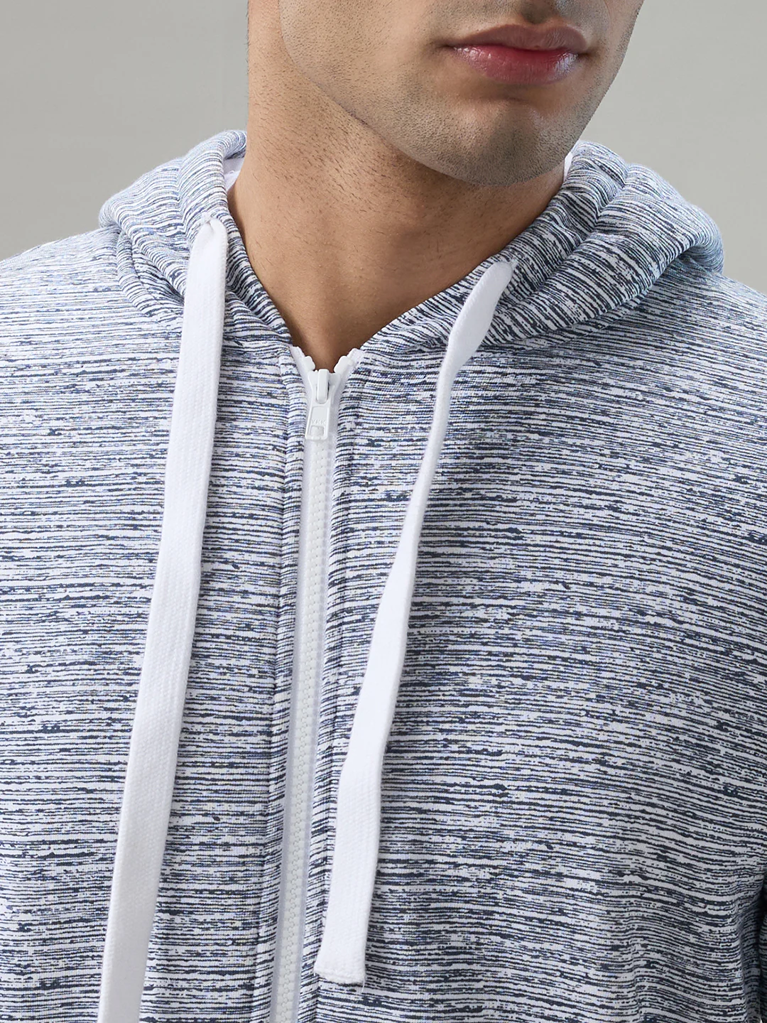 Parx Men White Printed Regular Fit Cotton Blend Sweatshirt - Image 6