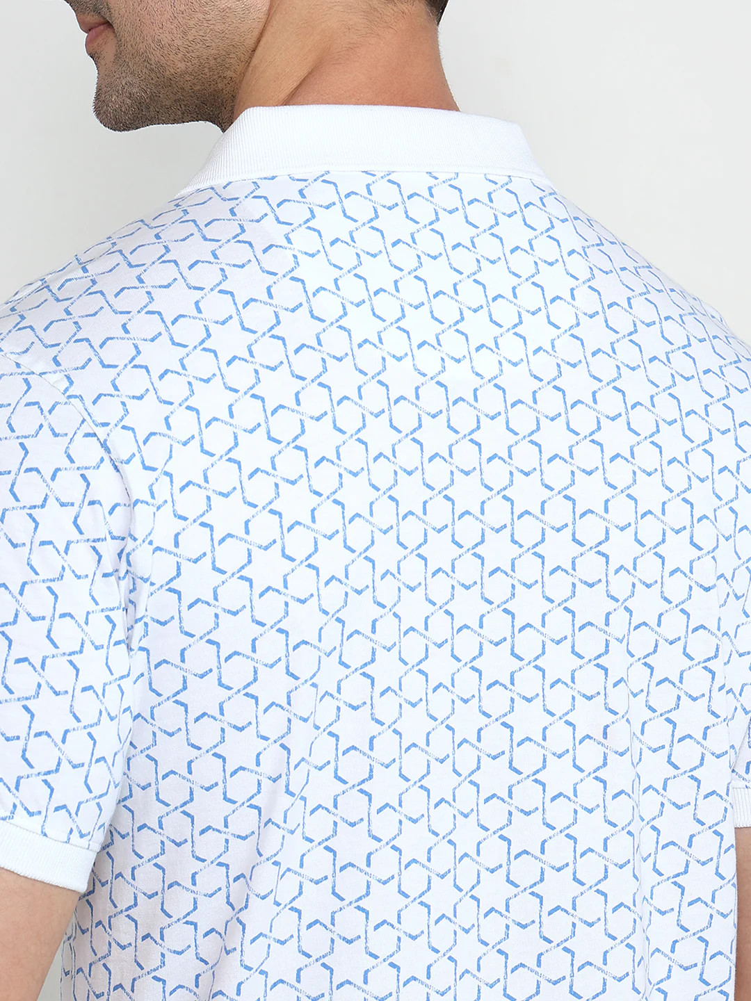 Parx Men White Printed Regular Fit Cotton T-Shirt - Image 7