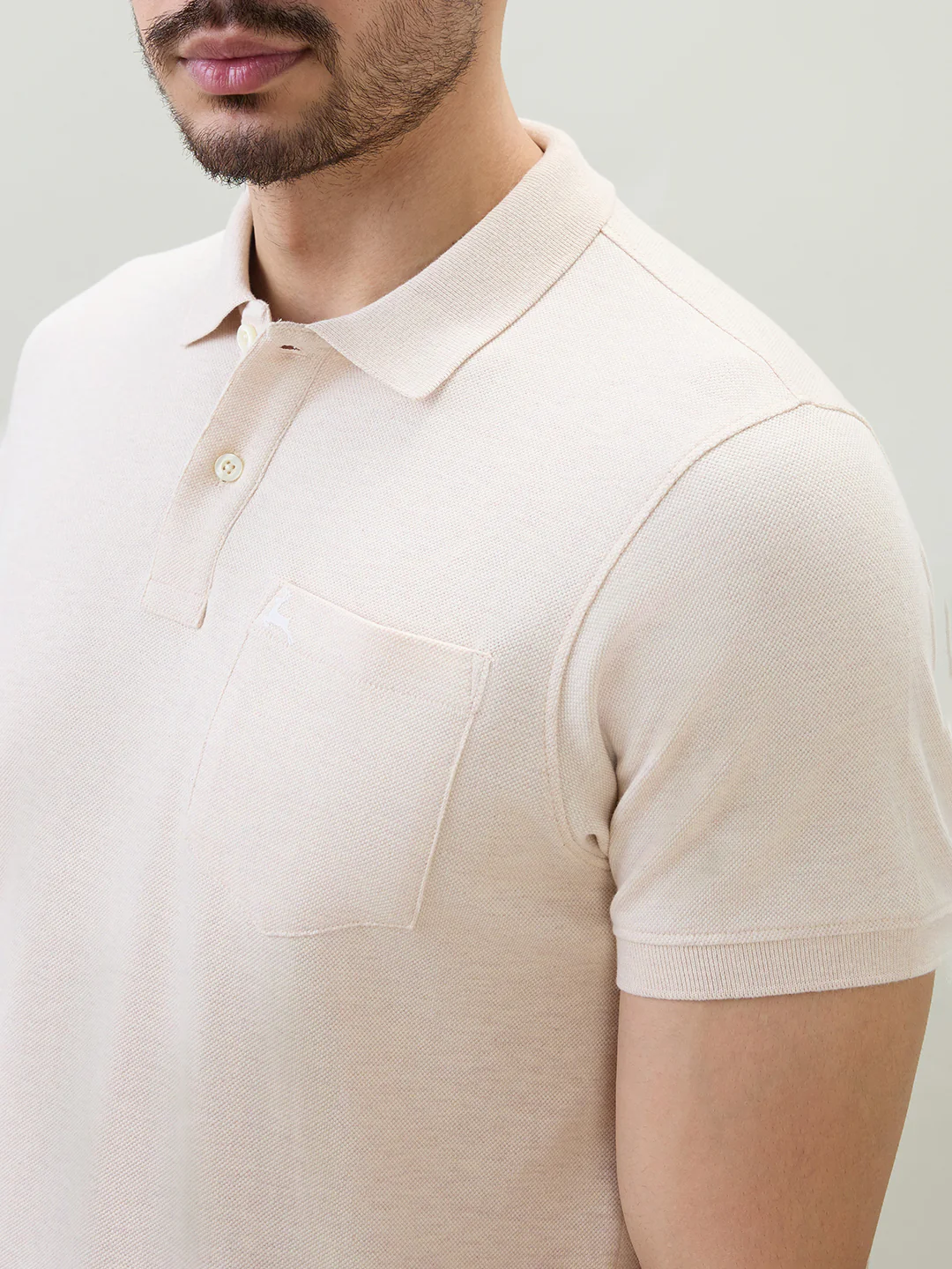 Parx Men White Solid Regular Fit Cotton T-Shirt - Image 7