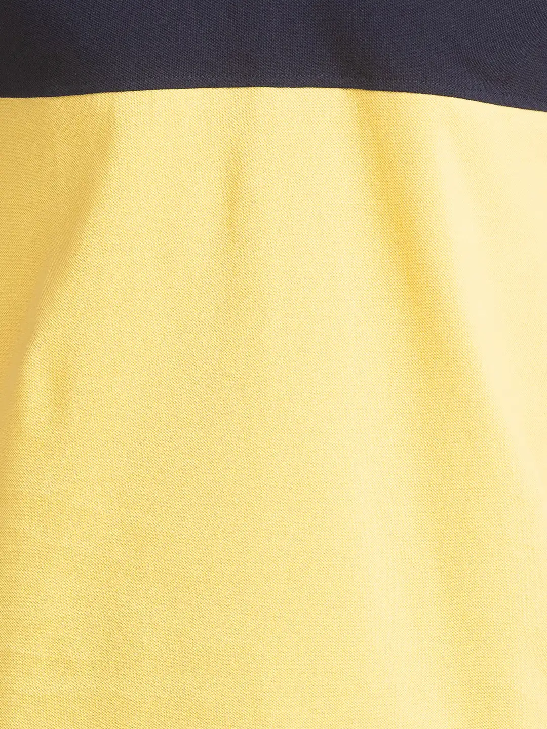 Parx Men Yellow Cut & Sew Regular Fit Cotton Polo Neck T-Shirt - Image 7