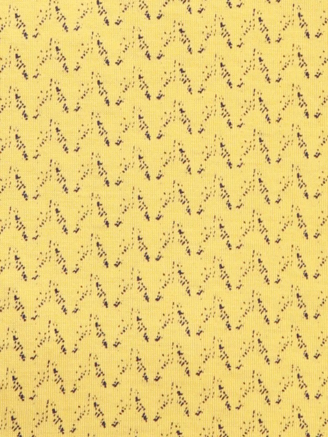 Parx Men Yellow Print Regular Fit Cotton T-Shirt - Image 7