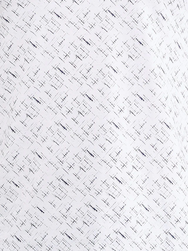 Parx White Printed Regular Fit Cotton T-Shirt - Image 7