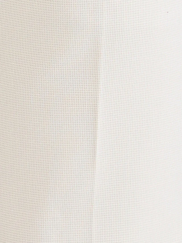 Raymond Beige Structure Classic Fit Polyester Blend Trouser - Image 7