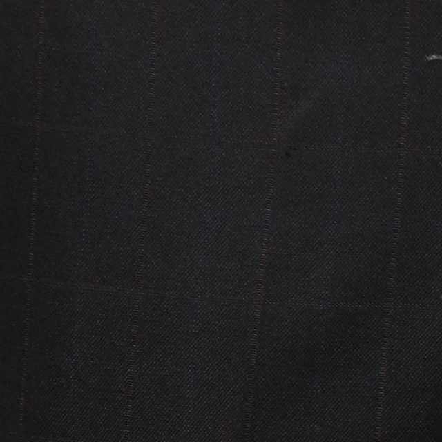 Raymond Black Checks Contemporary Fit Polyester Blend Trouser - Image 7