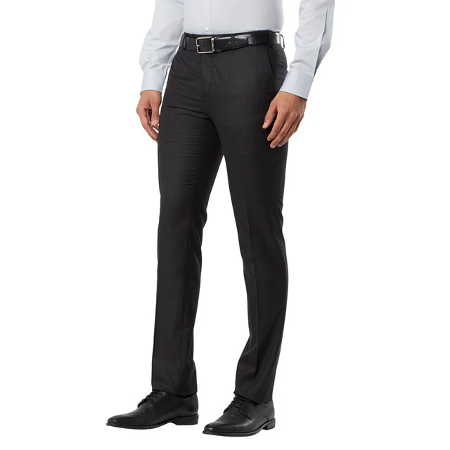 Raymond Black Slim Fit Polyester Blend Trouser - Image 3