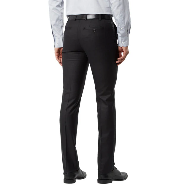 Raymond Black Slim Fit Polyester Blend Trouser - Image 4