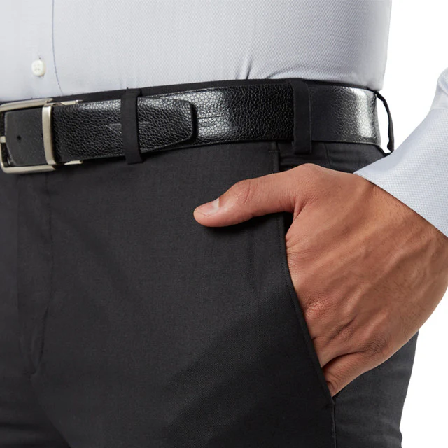 Raymond Black Slim Fit Polyester Blend Trouser - Image 6