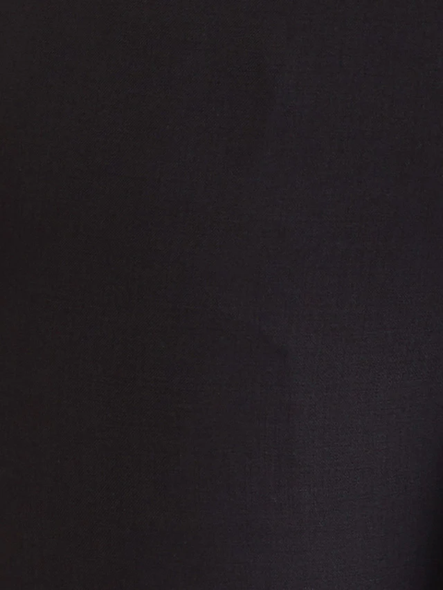Raymond Black Solid Slim Fit Terry Rayon Blend Trouser - Image 7