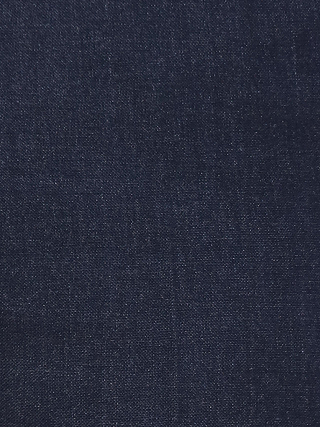 Raymond Blue Solid Contemporary Fit Polyester Blend Trouser - Image 7