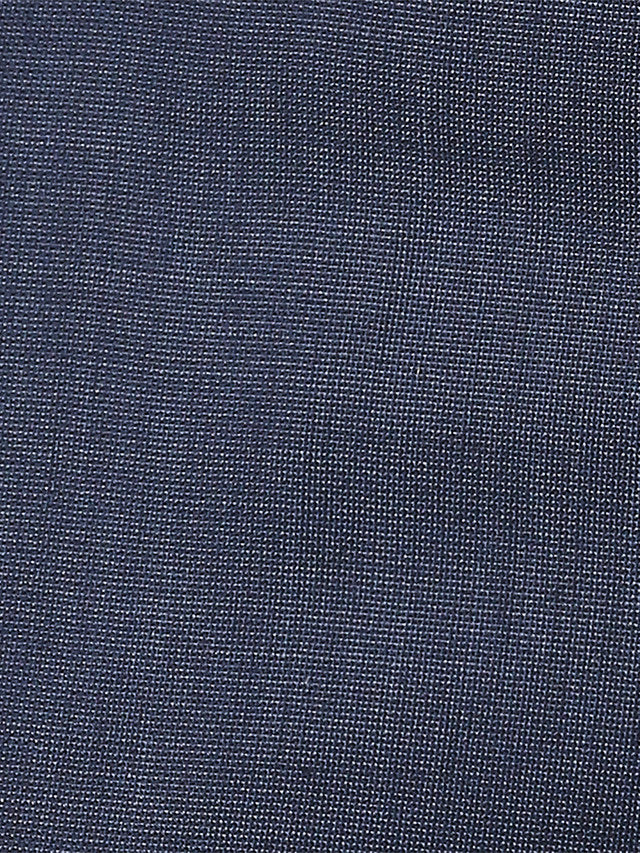 Raymond Blue Structure Contemporary Fit Polyester Blend Trouser - Image 7