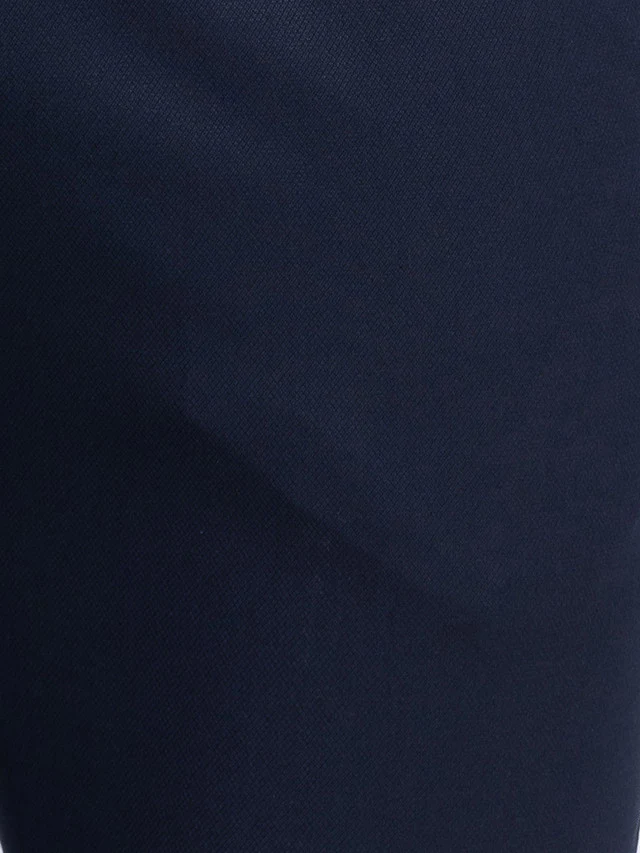 Raymond Blue Structure Slim Fit Polyester Blend Trouser - Image 7