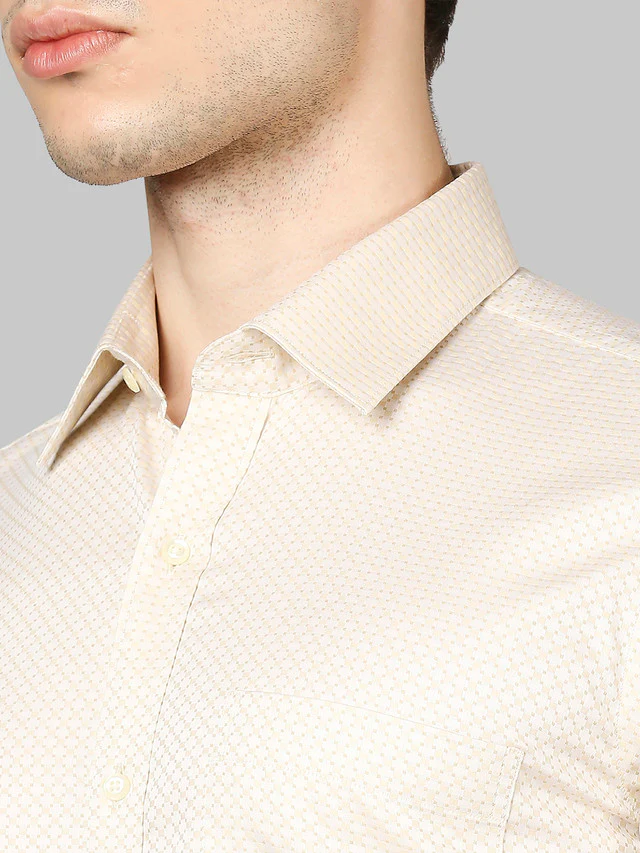 Raymond Brown Structure Contemporary Fit Full Sleeve Cotton Shirt - Image 6