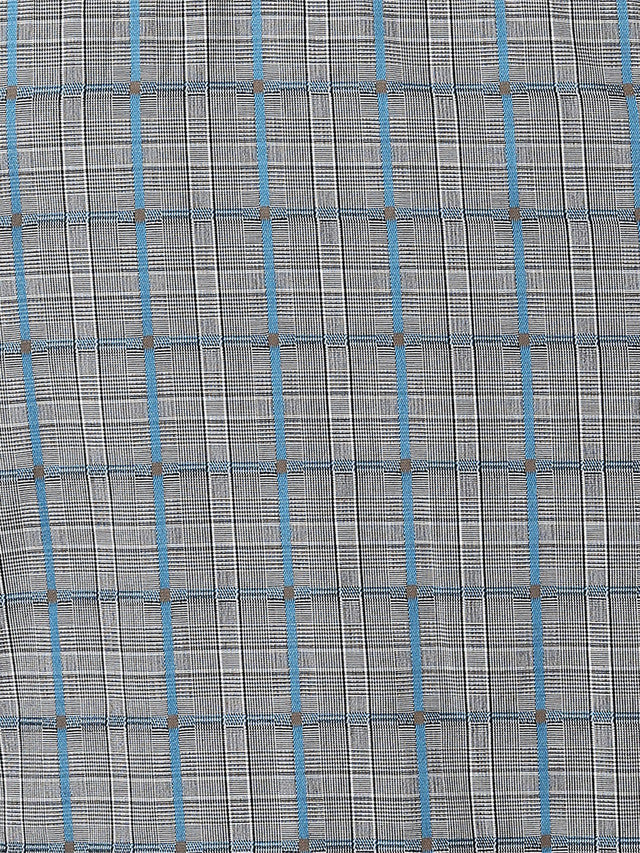 Raymond Grey Checks Contemporary Fit Cotton Casual Shirt - Image 7