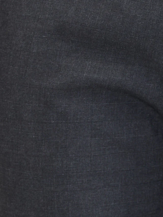 Raymond Grey Checks Slim Fit Polyester Blend Trouser - Image 5