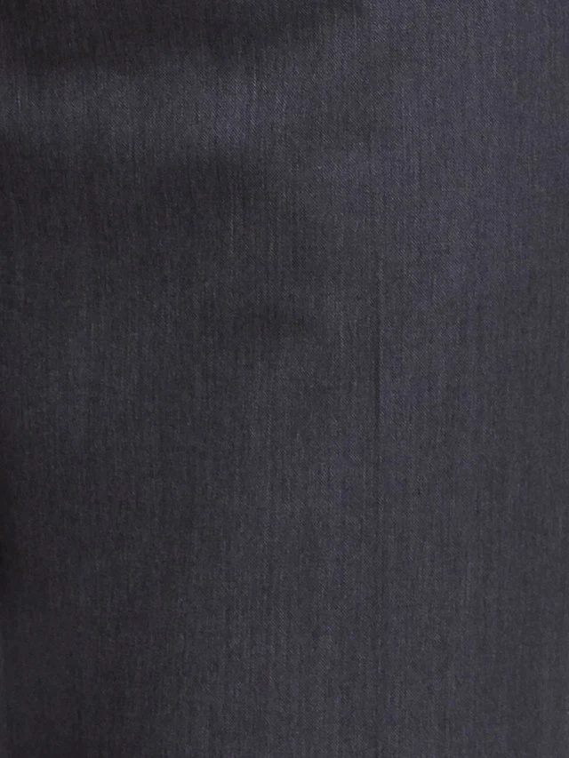 Raymond Grey Solid Contemporary Fit Terylene Blend Trouser - Image 7