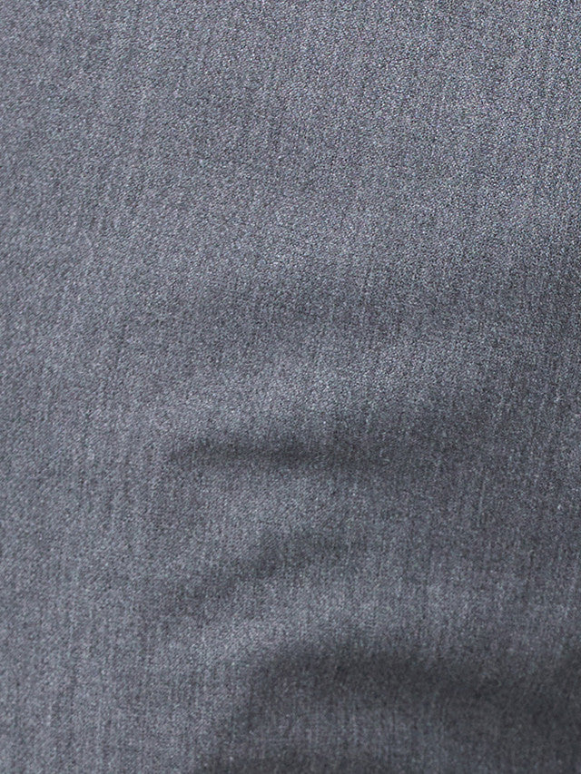 Raymond Grey Solid Slim Fit Polyester Blend Trouser - Image 7