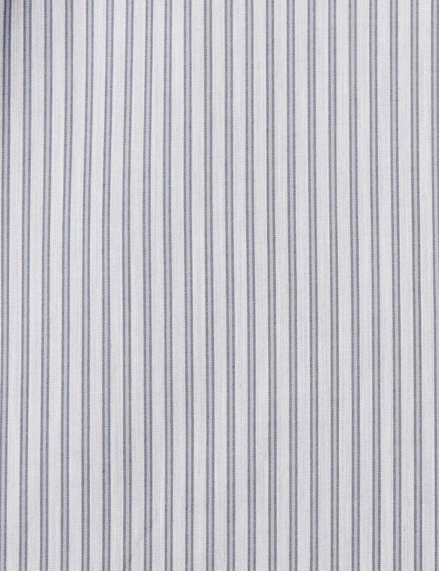 Raymond Grey Stripe Slim Fit Cotton Formal Shirt - Image 7