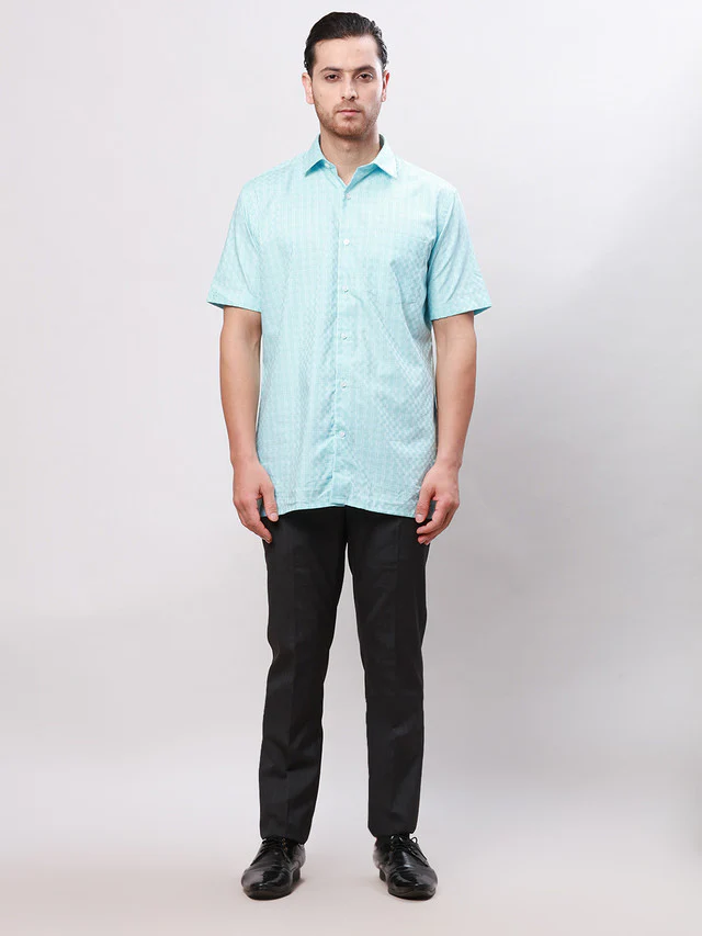 Raymond Grey Stripe Slim Fit Polyester Blend Trouser - Image 5