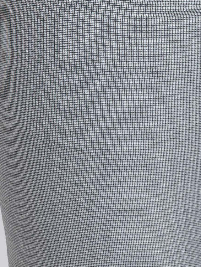 Raymond Grey Structure Slim Fit Polyester Blend Trouser - Image 7