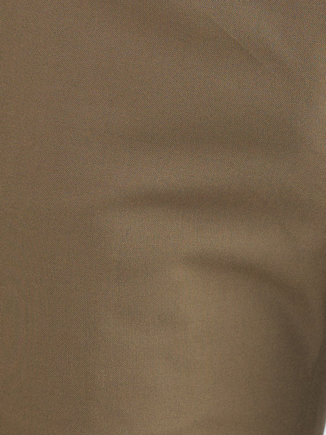 Raymond Khaki Solid Slim Fit Polyester Blend Trouser - Image 7