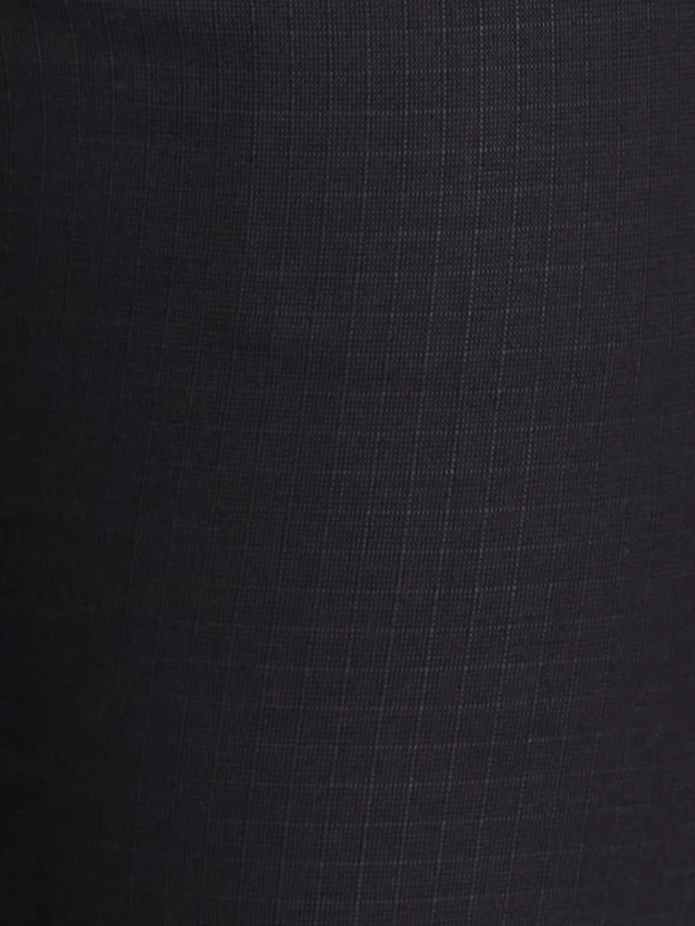 Raymond Men Black Checkered Slim Fit Trouser - Image 7