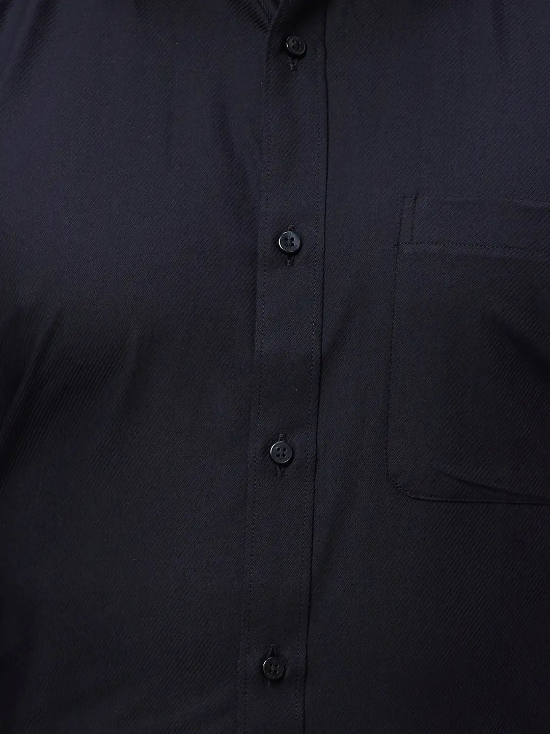 Raymond Men Black Structure Regular Fit Cotton Shirts - Image 7