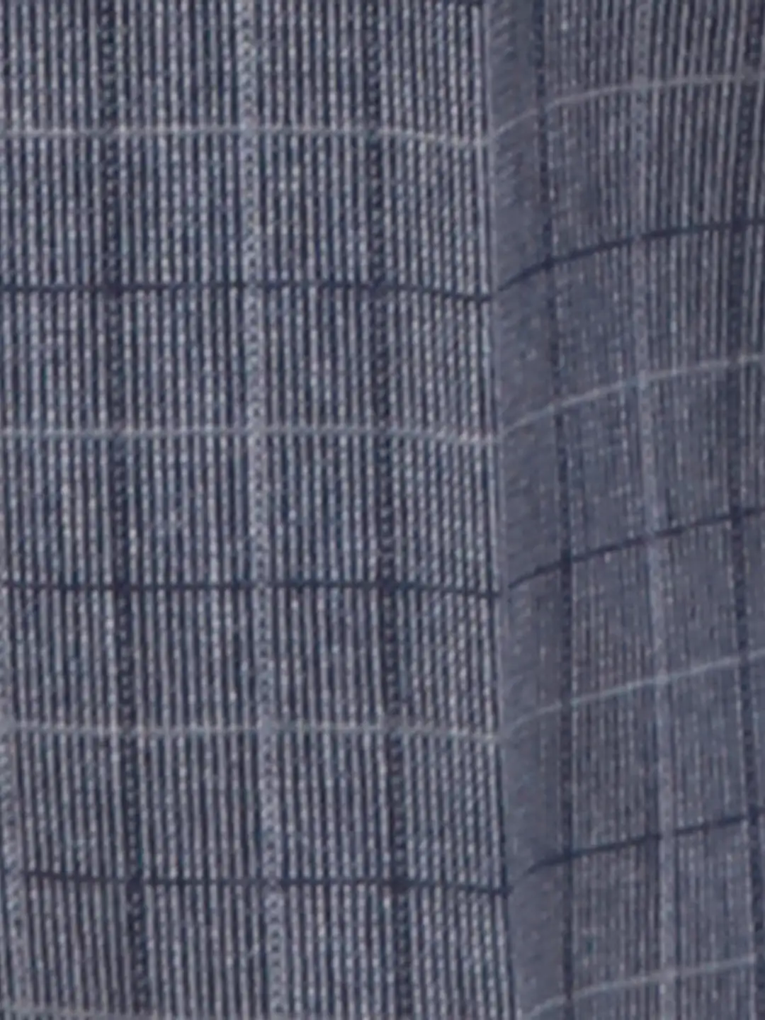 Raymond Men Blue Checks Slim Fit Polyester Blend Trouser - Image 7
