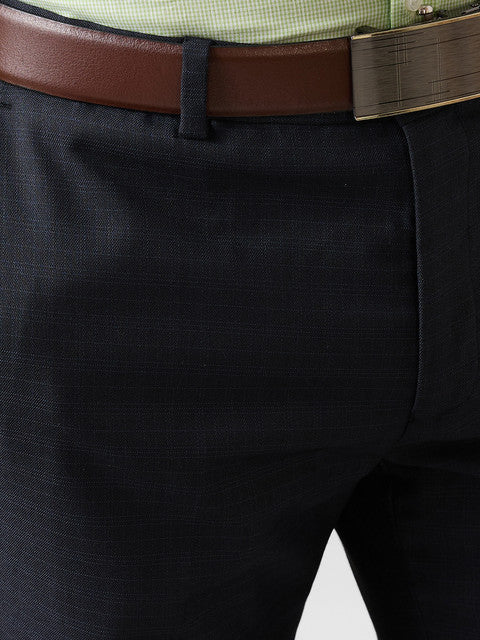 Raymond Men Blue Slim Fit Checks Trouser - Image 7