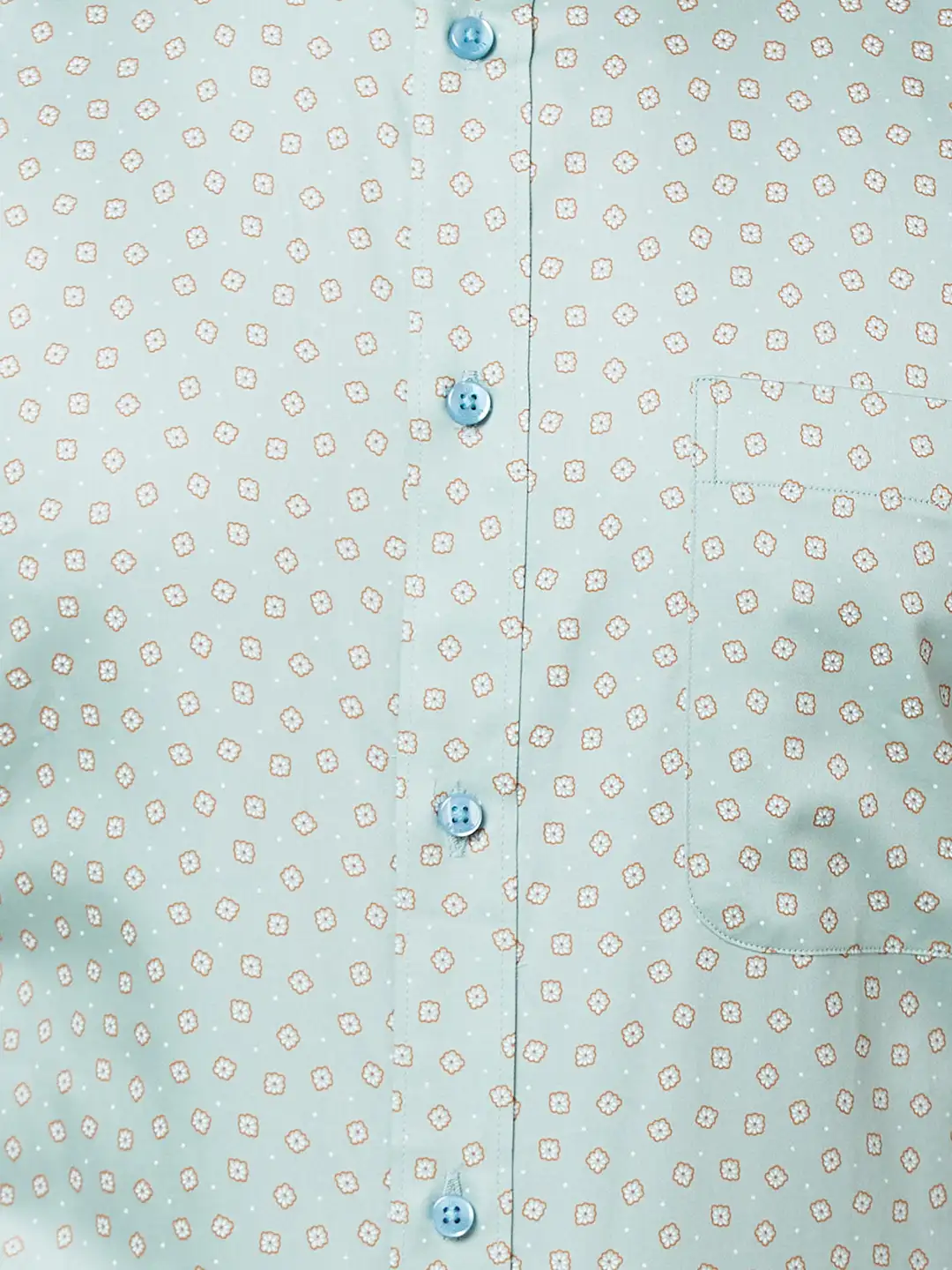 Raymond Men Green Structured Slim Fit Cotton Formal Shirt - Image 7