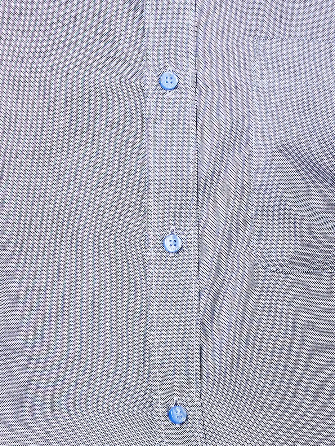 Raymond Men Blue Structure Slim Fit Cotton Shirt - Image 7